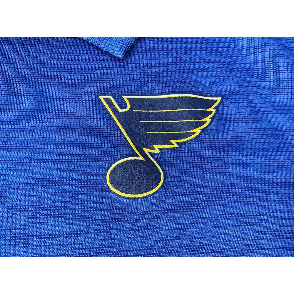 Fanatics NHL St. Louis Blues Men's 3XL Blue Authentic Pro Polo Shirt - Picture 4 of 8